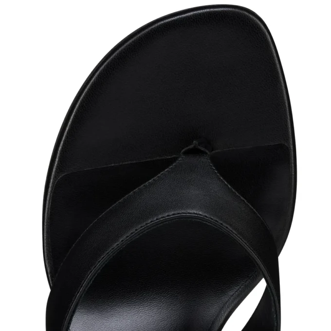 Janetonga – 55 Mm Thongs – Lamb Nappa Leather – Black – Women