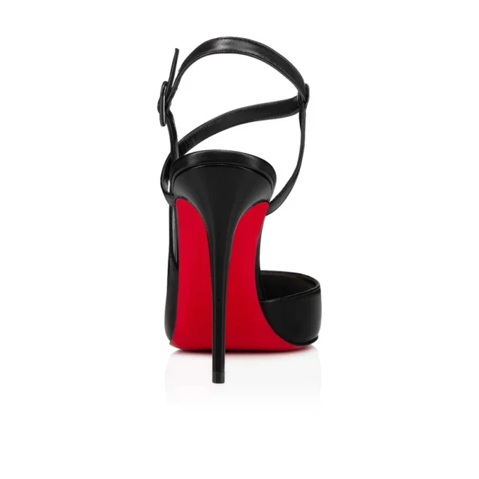 Jenlove – 100 Mm Strappy Pumps – Kid Leather – Black – Women