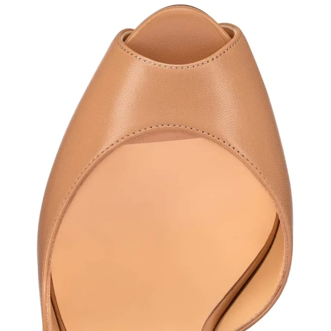 Jenlove – 120 Mm Open Toe Pumps – Kid Leather – Blush – Women