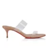 Just Nothing – 55 Mm Mules – Tpu and Patent Calf Leather – Blush – Women