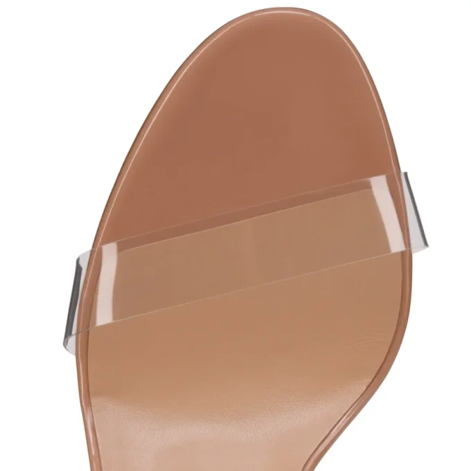 Just Nothing – 85 Mm Mules – Patent Leather and Tpu – Blush – Women Just Nothing – 85 Mm Mules – Patent Leather and Tpu – Blush – Women