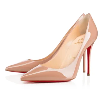 Kate – 100 Mm Pumps – Patent Calf – Blush