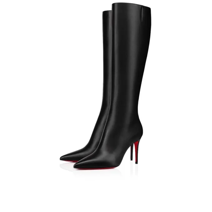Kate Botta – 85 Mm Boots – Calf Leather – Black – Women Kate Botta – 85 Mm Boots – Calf Leather – Black – Women