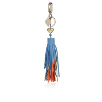 Keyring – Keyring – Lamb Nappa Leather – Multicolor
