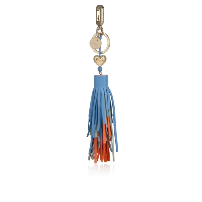 Keyring – Keyring – Lamb Nappa Leather – Multicolor