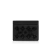 Kios – Card Holder – Grained Calf Leather and Spikes Loubinthesky – Black