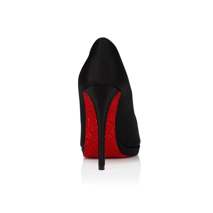 Lady Z Suola Strass – 120 Mm Pumps – Crepe Satin – Black – Women