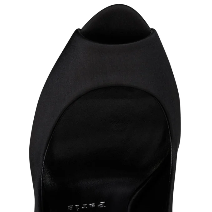 Lady Z Suola Strass – 120 Mm Pumps – Crepe Satin – Black – Women