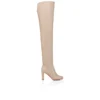Loo Thigh Boot – 85 Mm Thighboots – Calf Leather – Pearl – Women