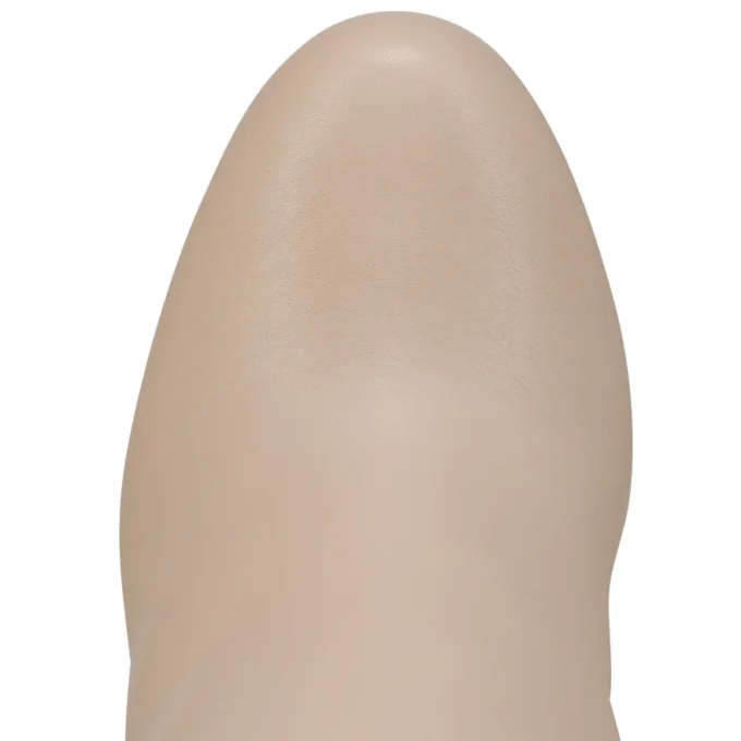 Loo Thigh Boot – 85 Mm Thighboots – Calf Leather – Pearl – Women