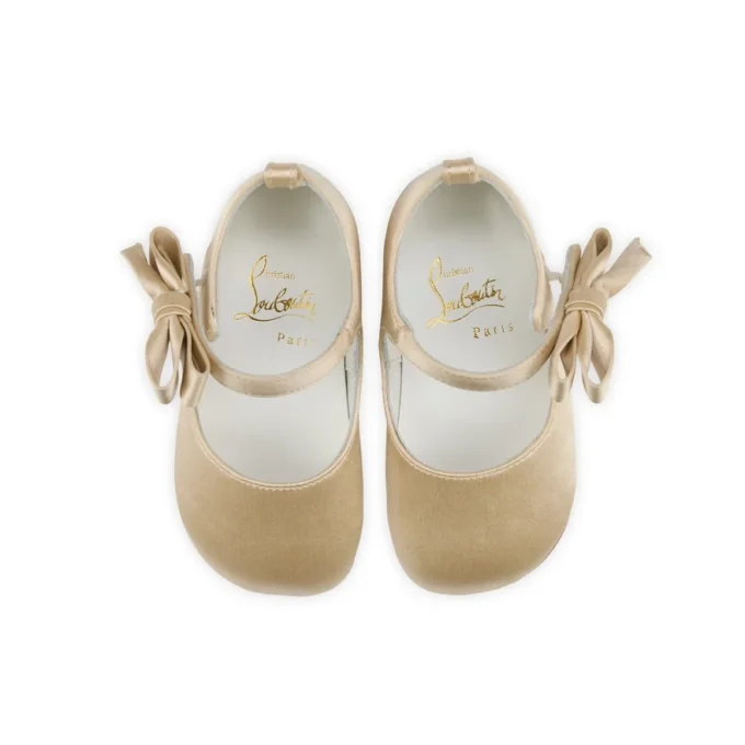 Lou Babe – Ballerinas – Crepe Satin – Pastel Beige – Baby Lou Babe – Ballerinas – Crepe Satin – Pastel Beige – Baby