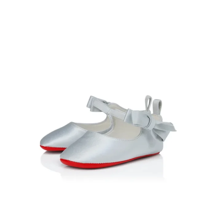 Lou Babe – Ballerinas – Crepe Satin – Pastel Blue – Baby