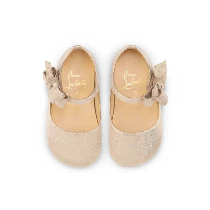 Lou Babe – Ballerinas – Lurex – Gold – Baby