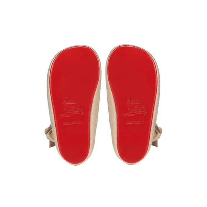 Lou Babe – Ballerinas – Lurex – Gold – Baby