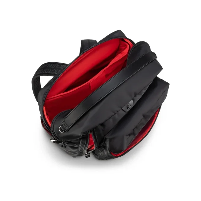 Loubideal – Backpack – Rubber and Fabric – Black Loubideal – Backpack – Rubber and Fabric – Black