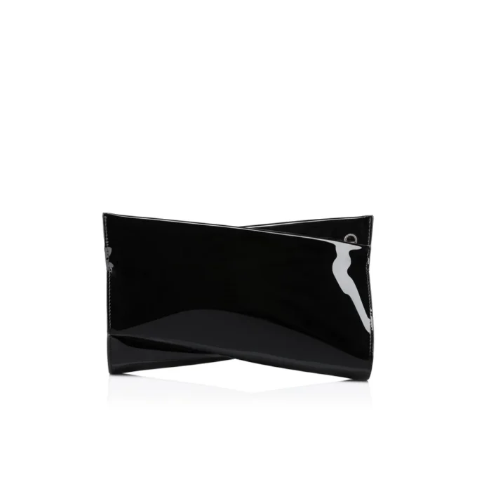 Loubitwist – Clutch – Patent Leather – Black
