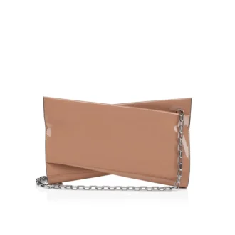 Loubitwist – Clutch – Patent Leather – Blush