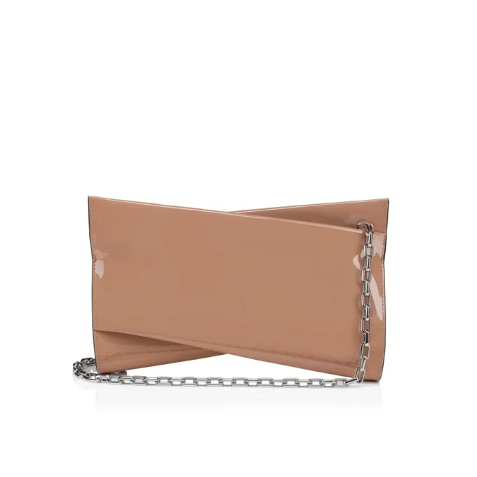 Loubitwist – Clutch – Patent Leather – Blush