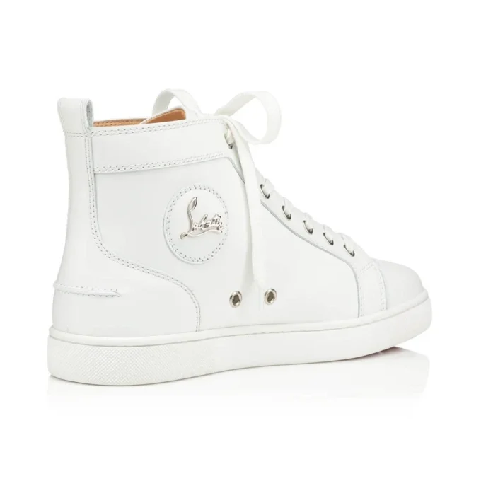 Louis – High-Top Sneakers – Calf Leather – White – Men