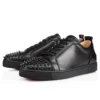 Louis Junior Spikes – Sneakers – Calf Leather and Spikes – Black – Men