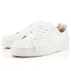 Louis Junior Spikes – Sneakers – Calf Leather and Spikes – White – Men