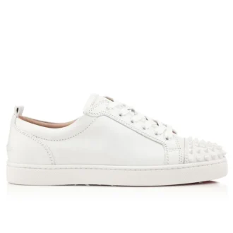 Louis Junior Spikes – Sneakers – Calf Leather and Spikes – White – Men Louis Junior Spikes – Sneakers – Calf Leather and Spikes – White – Men