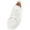Louis Junior Spikes – Sneakers – Calf Leather and Spikes – White – Men
