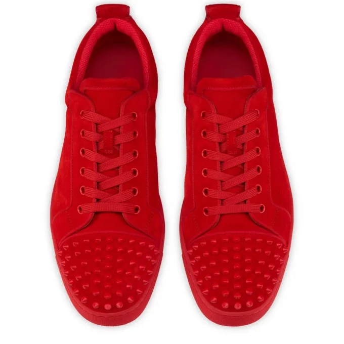 Louis Junior Spikes – Sneakers – Veau Velours and Spikes – Loubi – Men