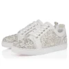Louiseperla – Sneakers – Crepe Satin, Calf Leather, Strass Et Perles – White – Women