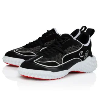 Mara – Sneakers – Veau Velours, Lamb Nappa Leather and Mesh – Black – Women Mara – Sneakers – Veau Velours, Lamb Nappa Leather and Mesh – Black – Women