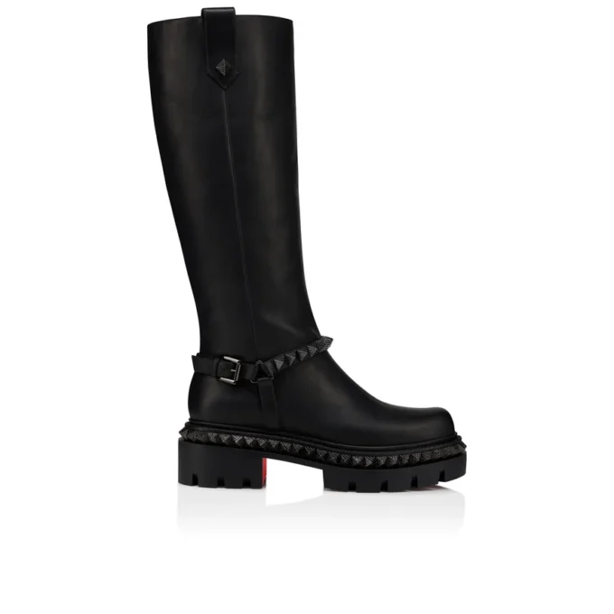 Marinetta Pyraclou – Boots – Waxed Calf Leather – Black – Women Marinetta Pyraclou – Boots – Waxed Calf Leather – Black – Women