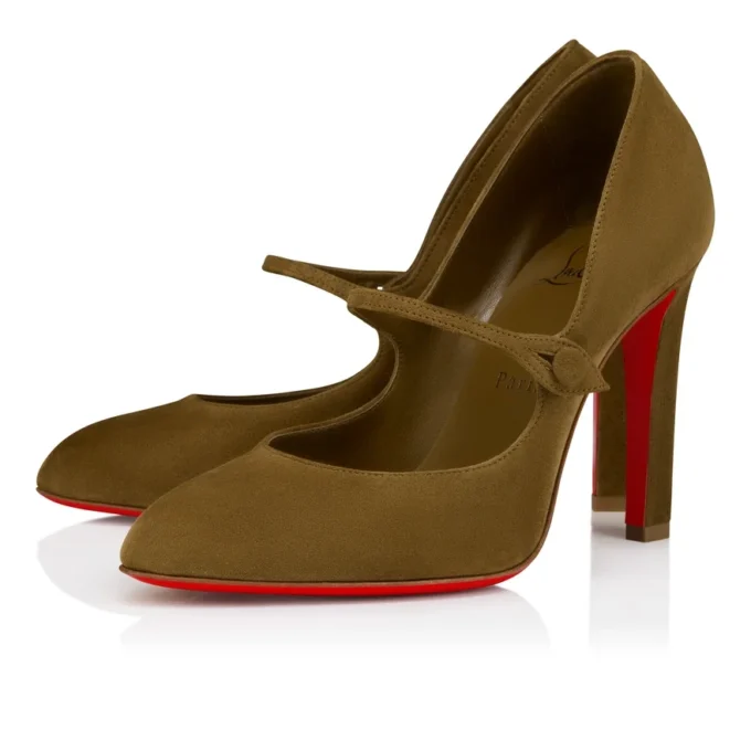 Mary Fannylove – 100 Mm Pumps – Veau Velours – Bronzo – Women