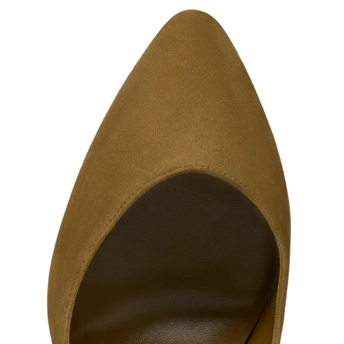 Mary Fannylove – 100 Mm Pumps – Veau Velours – Bronzo – Women