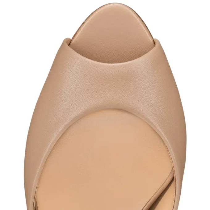 Me Dolly – 55 Mm Mules – Nappa Leather – Blush – Women