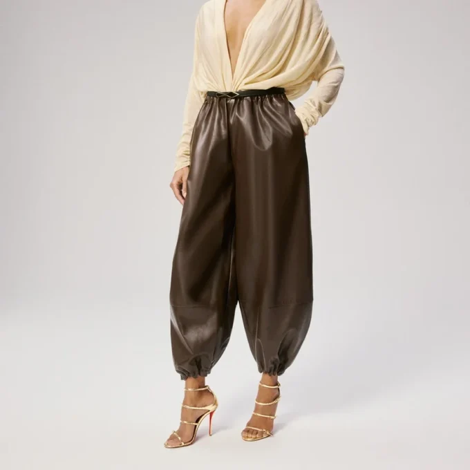 Millenium – 100 Mm Strappy Sandals – Calf Leather – Antic Gold – Women