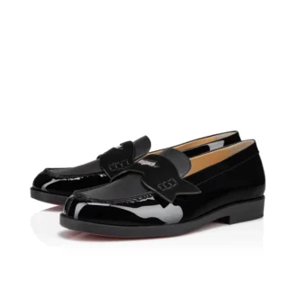 Mini Penny – Loafers – Patent Calf Leather and Suede – Black – Kids Mini Penny – Loafers – Patent Calf Leather and Suede – Black – Kids