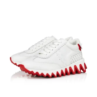 Mini Shark – Sneakers – Calf Leather – Bianco – Kids