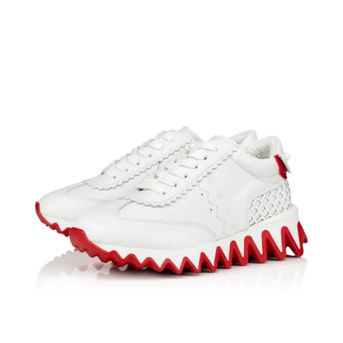 Mini Shark – Sneakers – Calf Leather – Bianco – Kids