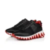 Mini Shark – Sneakers – Calf Leather, Suede and Patent Calf Leather – Black – Kids