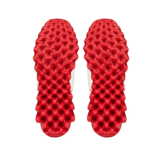 Mini Sharkyloub – Running Sneakers – Calf Leather and Neoprene – Bianco – Kids