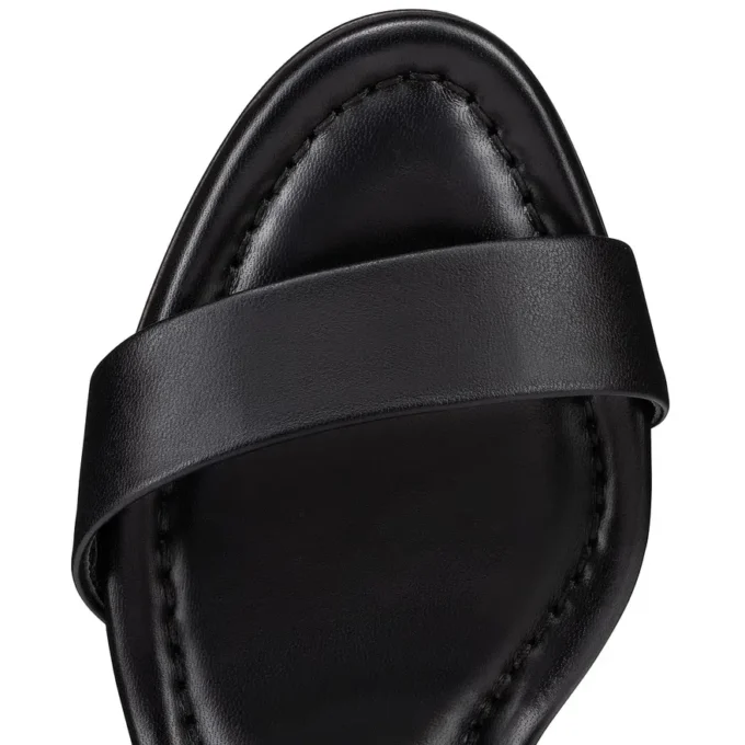 Miss Jane Sandal – 55Mm Sandals – Lamb Nappa Leather – Black – Women
