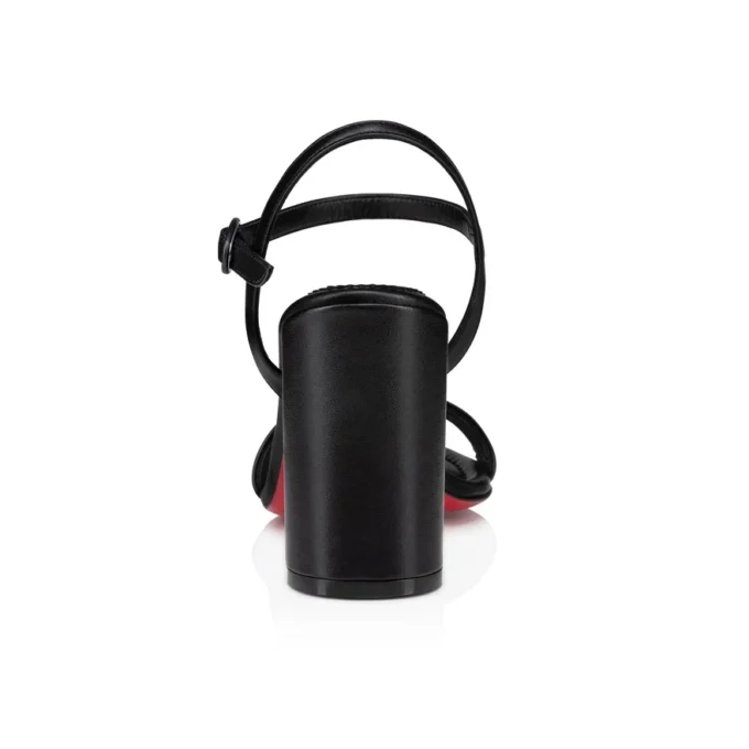 Miss Jane Sandal – 85 Mm Sandals – Lamb Nappa Leather – Black – Women