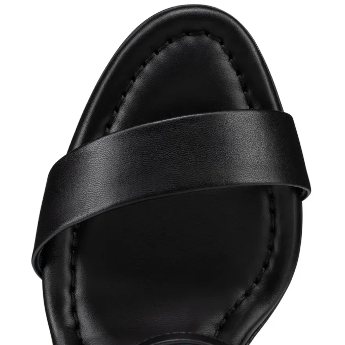 Miss Jane Sandal – 85 Mm Sandals – Lamb Nappa Leather – Black – Women