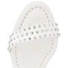 Miss Jane Sandal Strass Boum – 85 Mm Sandals – Crepe Satin – Version Ivory – Women