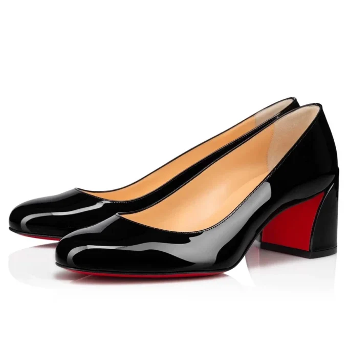 Miss Sab – 55 Mm Pumps – Patent Calf Leather – Black – Women
