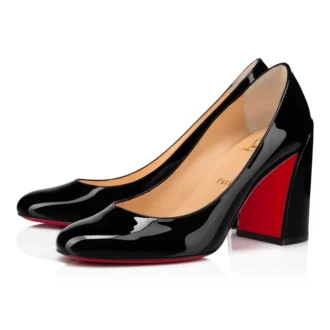Miss Sab – 85 Mm Pumps – Patent Calf Leather – Black – Women