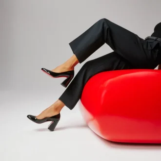 Miss Sab – 85 Mm Pumps – Patent Calf Leather – Black – Women