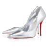 Miss Z – 100 Mm Pumps – Laminated Nappa Leather – Silver – Women