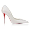 Miss Z – 100 Mm Pumps – Pearlescent Nappa Leather – Bianco – Women