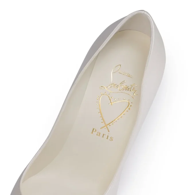 Miss Z – 100 Mm Pumps – Pearlescent Nappa Leather – Bianco – Women